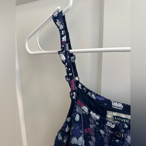 Levi’s Girls Blue Hearts Tank Top Size Large 12-13 Years - Picture 7 of 11